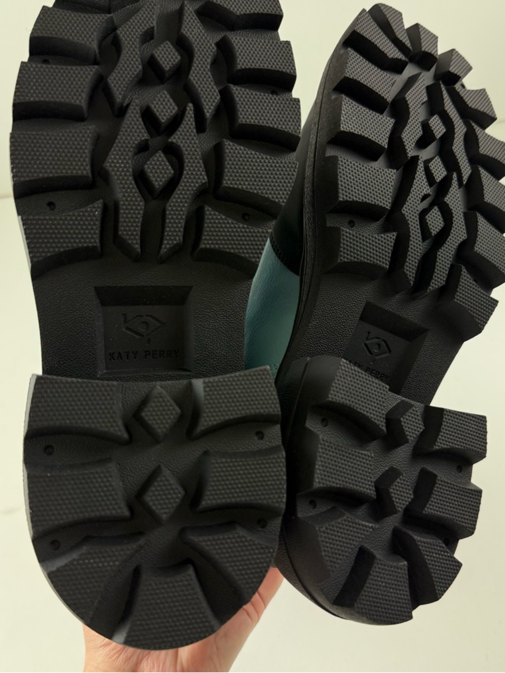Katy Perry The Geli Combat Boot Womens Size 8.5M Blue Black Chunky Platform NEW - Picture 9 of 14